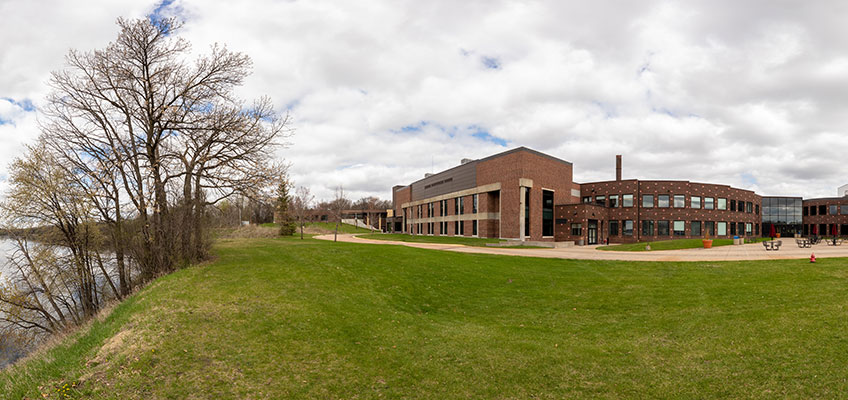 Anoka-Ramsey Community College near the Mississippi